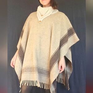 Handmade Sheep Wool Poncho